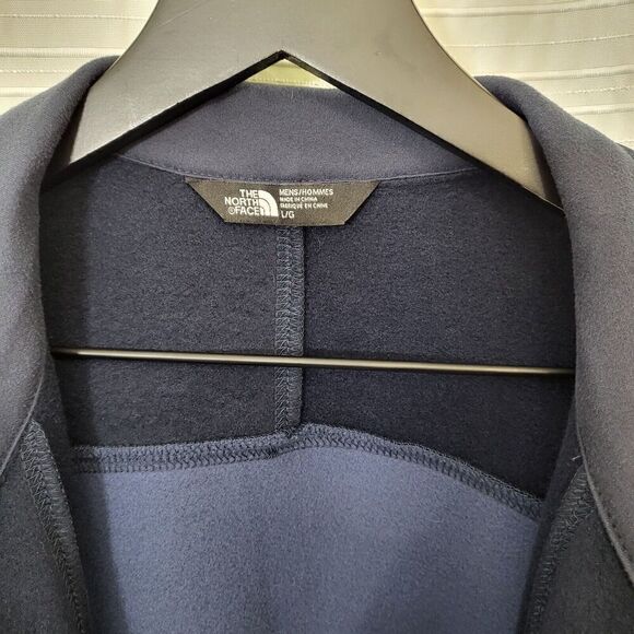 The North Face 200wt Cinder Lightweight Jacket Navy Army Green Zip Men's Size L - Picture 8 of 12